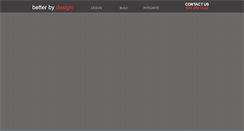Desktop Screenshot of betterbydesign.com